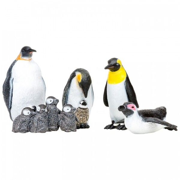 Masai Mara Набор фигурок Мир морских животных Семья пингвинов (5 предметов)