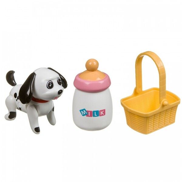 Интерактивная игрушка Bondibon Собачка с бутылочкой и корзинкой