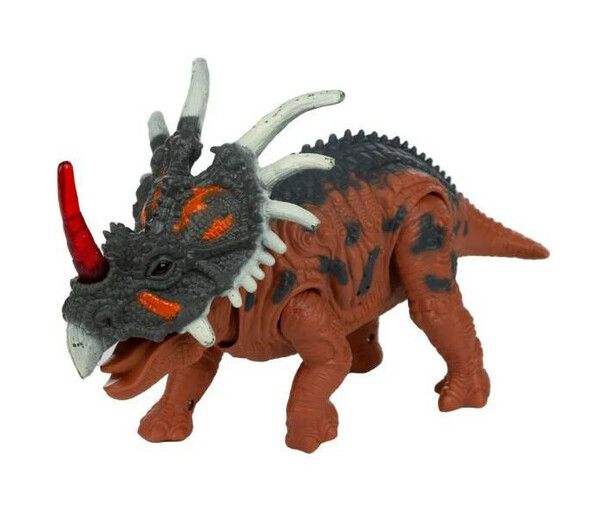 Интерактивная игрушка KiddiePlay Фигурка динозавра Трицератопс