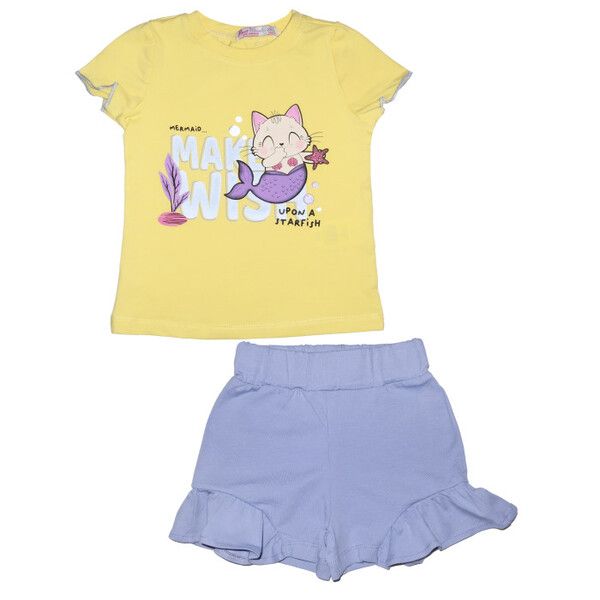 Peri Masali Комплект для девочки (футболка и шорты) PM10631