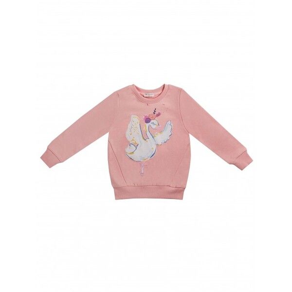 Diva Kids Джемпер для девочки Лебеди DK-165