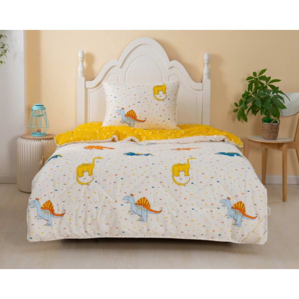 Постельное белье Sofi de MarkO 1.5-спальное Дино с одеялом (3 предмета)