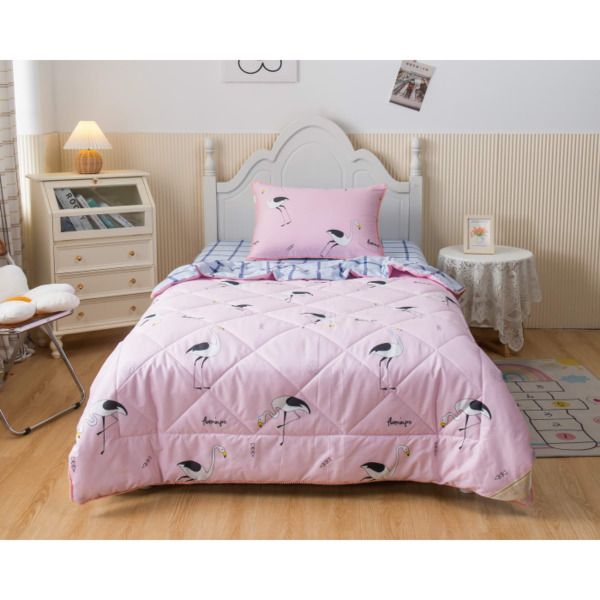 Постельное белье Sofi de MarkO 1.5-спальное Flamingo с одеялом (3 предмета)