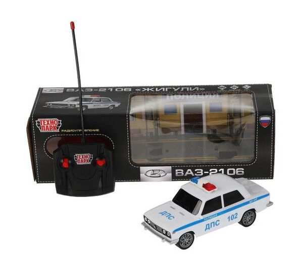 Технопарк Машина радиоуправляемая ВАЗ-2106 Полиция