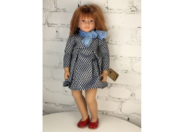 Lamagik S.L. Коллекционная кукла Амели в платье в горох 62 см