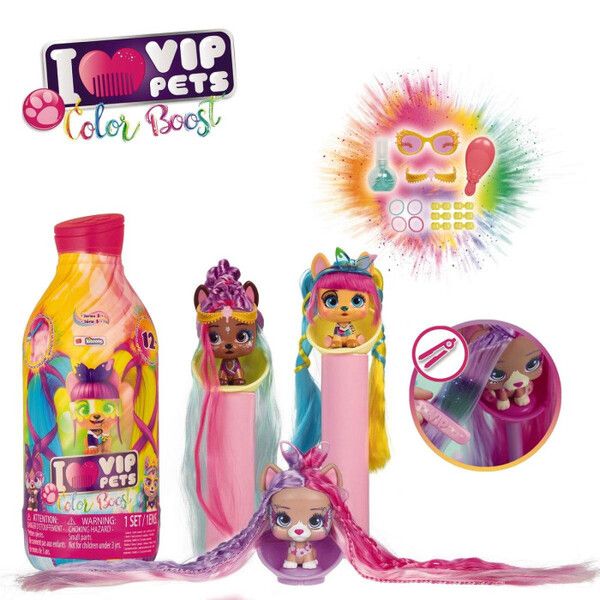 IMC toys Фигурка Vip Pets Color Boost Модные щенки 712003