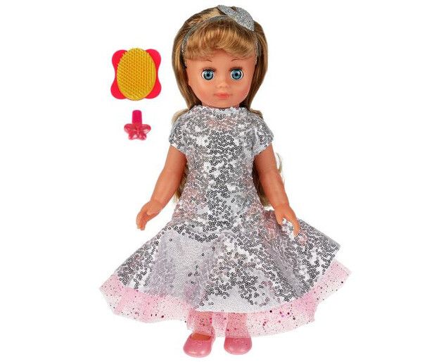 Карапуз Кукла озвученная Оля в платье 40 см