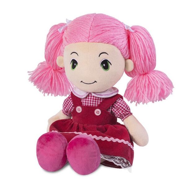 Maxitoys Кукла Стильняшка в розовом платье 40 см