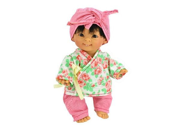 Lamagik S.L. Кукла Джестито Инфант в кимоно с розовыми штанишками 18 см