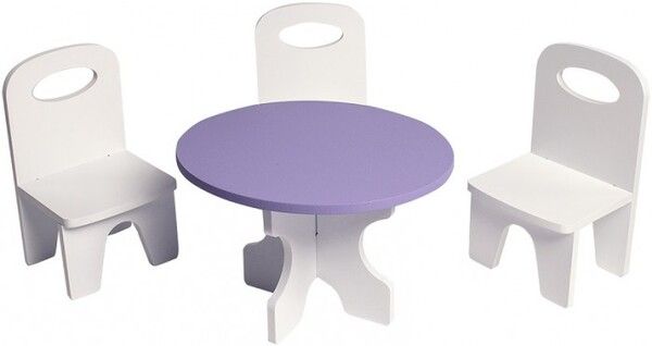Paremo Набор мебели для кукол Классика (стол + стулья)