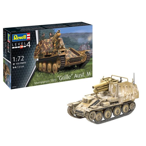 Revell Немецкая самоходная артиллерийская установка 38 t Grille Ausf M