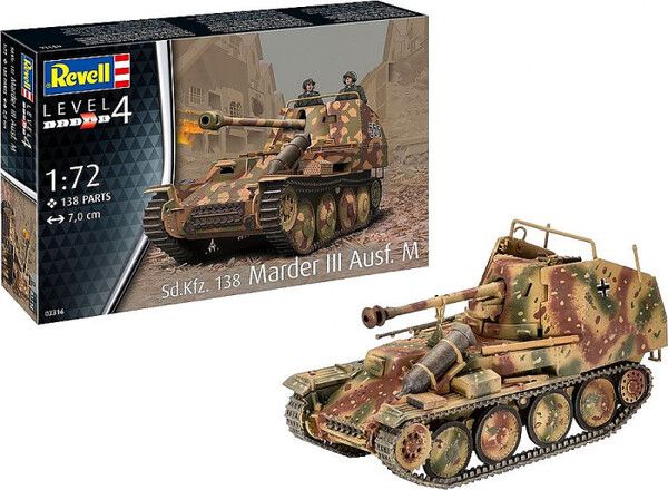 Revell Немецкая противотанковая САУ Sd Kfz 138 Marder III Ausf M