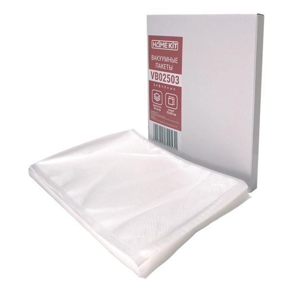 Home Kit Пакеты универсальные для вакуумирования продуктов 30х25 см VB02503