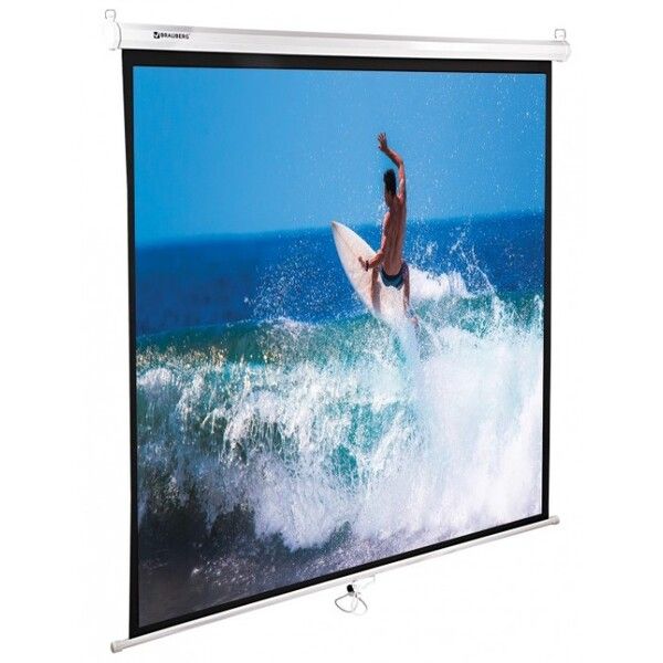 Brauberg Экран проекционный настенный Wall 150х150 см