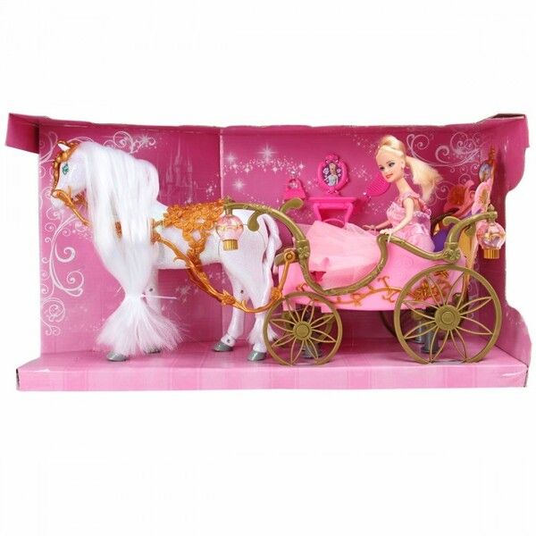 Veld CO Игровой набор Карета с лошадью и принцесса