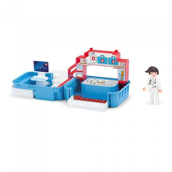 Efko Раскладывающийся игровой набор Больница с медсестрой и аксессуарами