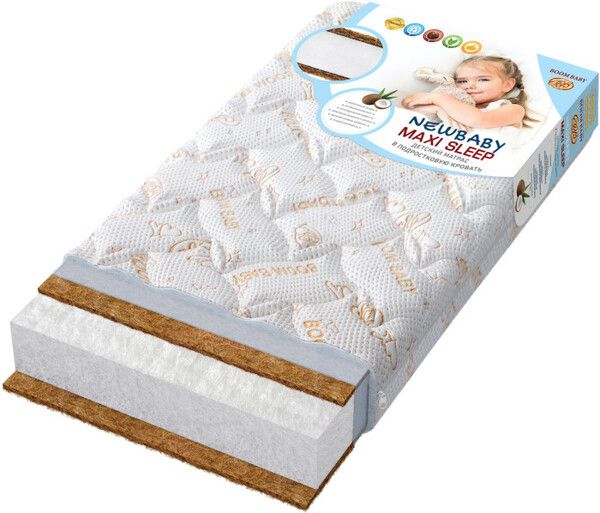 Матрас BoomBaby NewBaby Maxi Sleep 140x70 см