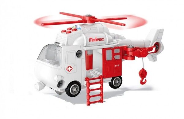 Funky Toys Спасательный вертолет-коструктор 32 см