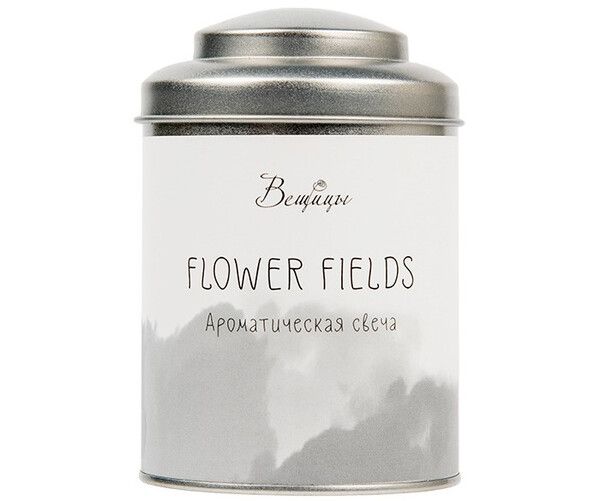 Вещицы Ароматическая свеча Flower Fields 11x7.5 см