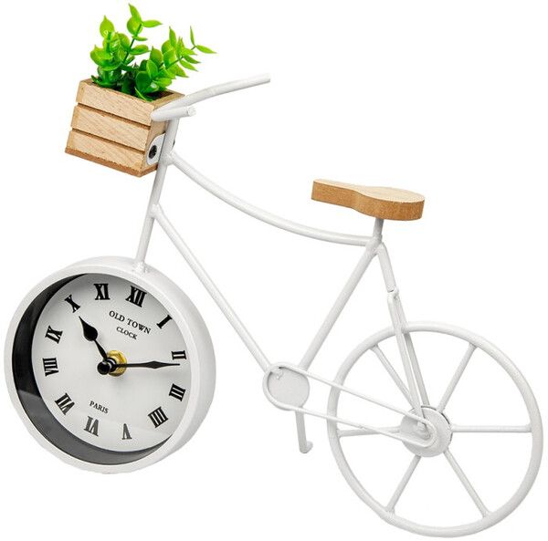 Часы Вещицы Велосипед с суккулентом