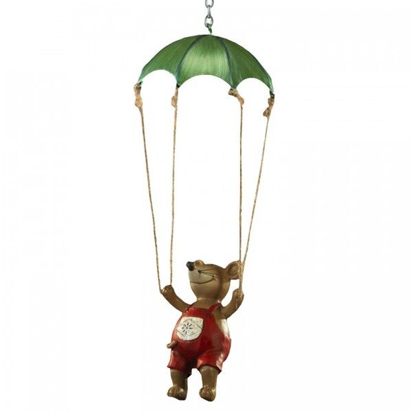 ErichKrause Ёлочная игрушка Мышь на парашюте 10 см
