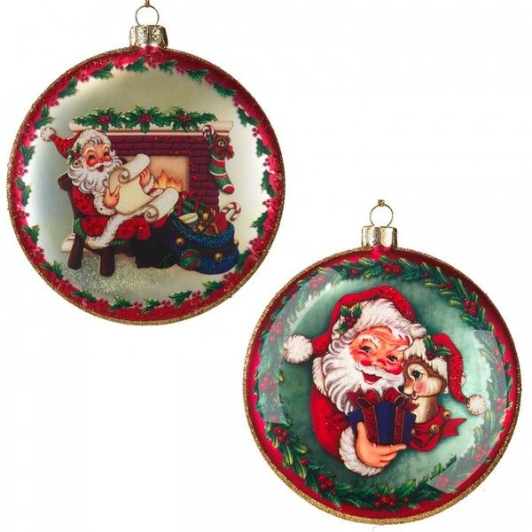 ErichKrause Decor Украшение медальон Подарки Деда Мороза 10 см