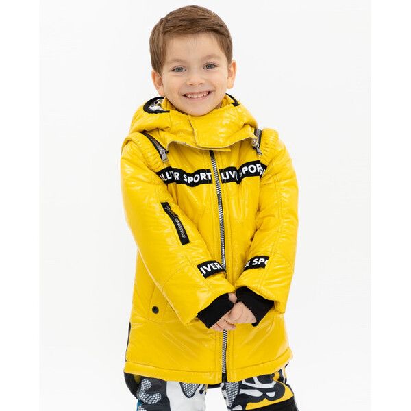Gulliver Удлиненная зимняя куртка для мальчика 219FBC4104