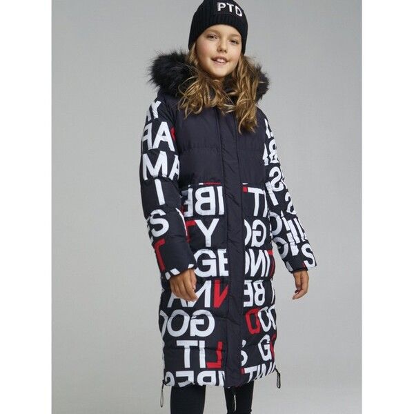 Playtoday Пальто зимнее текстильное для девочек 32121201
