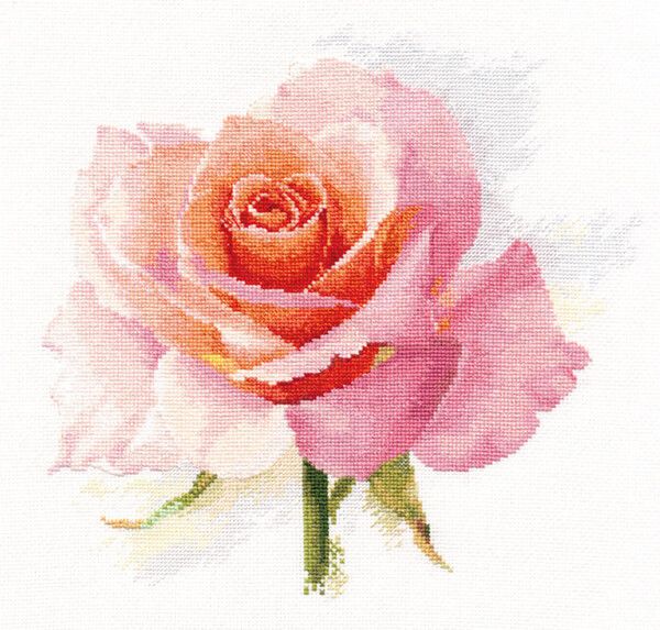 Алиса-К Набор для вышивания Дыхание розы Нежность 24х24 см