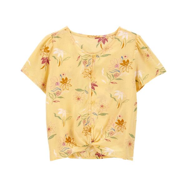 Carter's Блузка для девочки с цветочным принтом