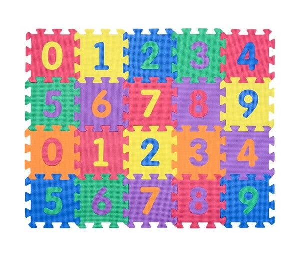 Игровой коврик FunKids 6" Цифры-4, толщина 15мм KB-002-6-NT