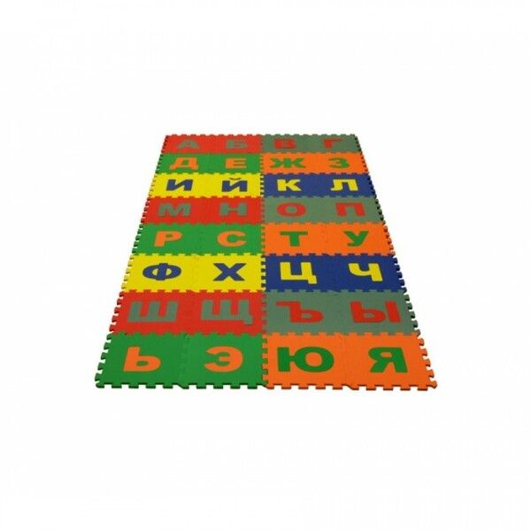Игровой коврик Eco Cover пазл Русский Алфавит 20x20x0,9 cм