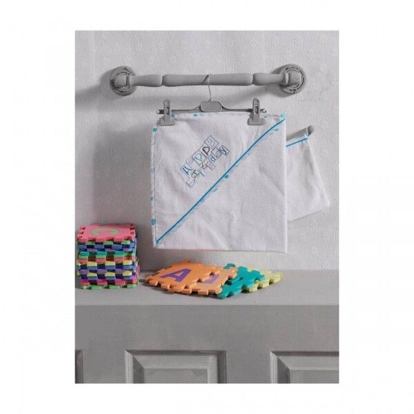 Kidboo Комплект полотенце-уголок + варежка Happy Birthday