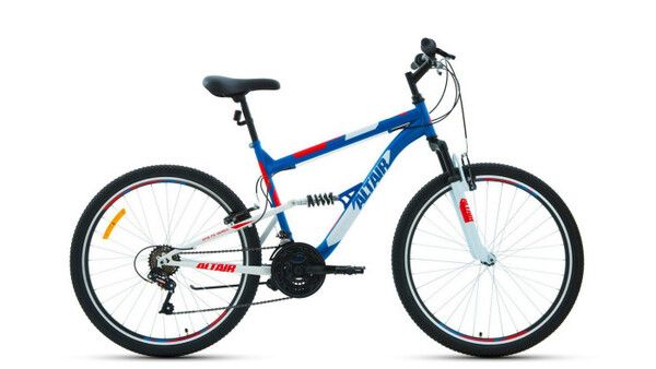 Велосипед двухколесный Altair MTB FS 26 1.0 рост 16" 2022