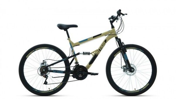 Велосипед двухколесный Altair MTB FS 26 2.0 disc рост 18" 2021 RBKT1F16E017