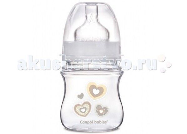 Бутылочка Canpol PP EasyStart с широким горлышком антиколиковая 120 мл 0+ Newborn baby