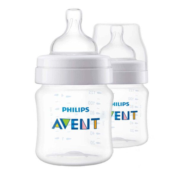 Бутылочка Philips Avent для кормления Anti-colic с 0 мес. 125 мл 2 шт. SCF810/27