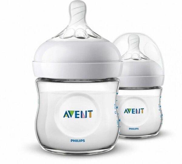 Бутылочка Philips Avent для кормления Natural с 0 мес. 125 мл 2 шт. SCF030/27