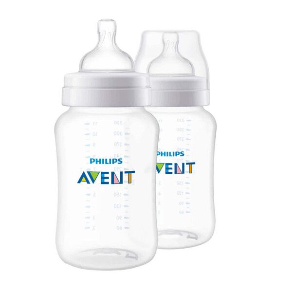 Бутылочка Philips Avent для кормления Anti-colic с 3 мес. 330 мл 2 шт. SCF816/27