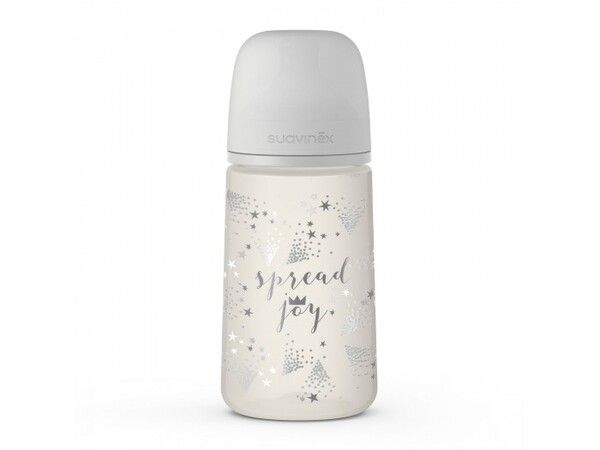 Бутылочка Suavinex с мягкой физиологической силиконовой соской Spread Joy 270 мл