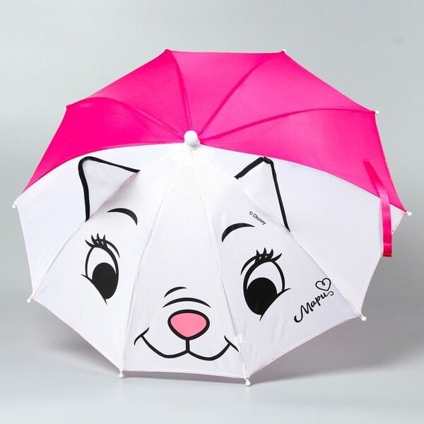 Зонт Disney детский с ушами Красавица Мари 52 см