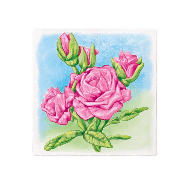 Раскраска Maxi Art многоразовая Розовые Розы 20х20 см