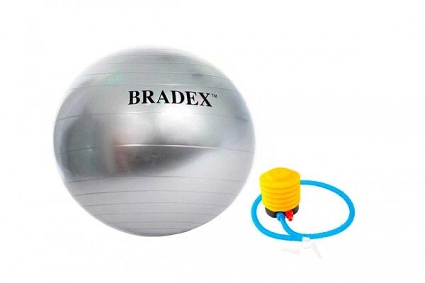 Bradex Мяч для фитнеса с насосом Антивзрыв 85 см