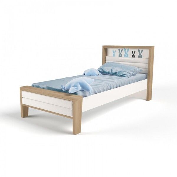 Подростковая кровать ABC-King Mix Bunny №2 с мягким изножьем 190x90 см