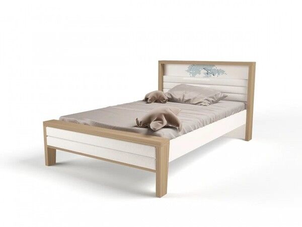 Подростковая кровать ABC-King Mix Ocean №2 с мягким изножьем 190x120 см