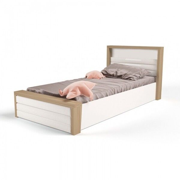 Подростковая кровать ABC-King Mix №6 c подъёмным механизмом и мягким изножьем 160x90 см