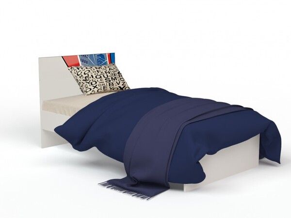 Подростковая кровать ABC-King Человек паук с рисунком без ящика 190x90 см