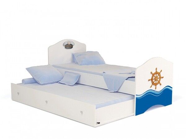 Подростковая кровать ABC-King Ocean без ящика для мальчика 160x90 см
