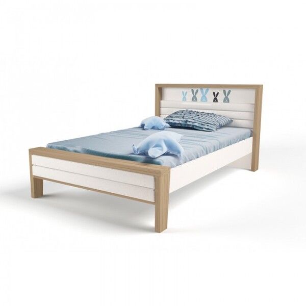 Подростковая кровать ABC-King Mix Bunny №2 с мягким изножьем 190x120 см