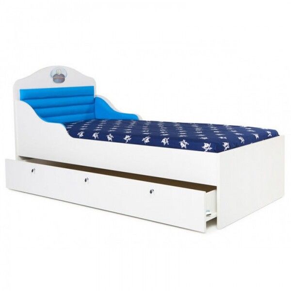 Подростковая кровать ABC-King корабль без ящика и носа 160x90 см